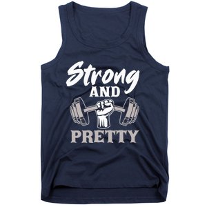 Strong And Pretty Gym Fitness Sport Bodybuilding Tank Top