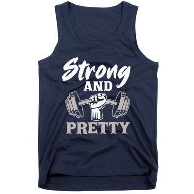 Strong And Pretty Gym Fitness Sport Bodybuilding Tank Top