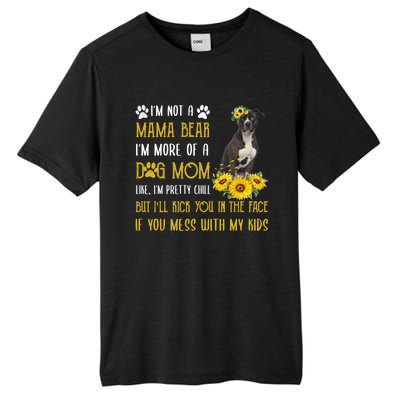 Sunflower American Pit Bull Mom Mothers Day Dog Mom Great Gift Tall Fusion ChromaSoft Performance T-Shirt