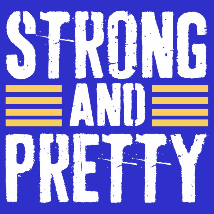 Strong And Pretty Funny Fitness Gym Gift Womens Tank Top
