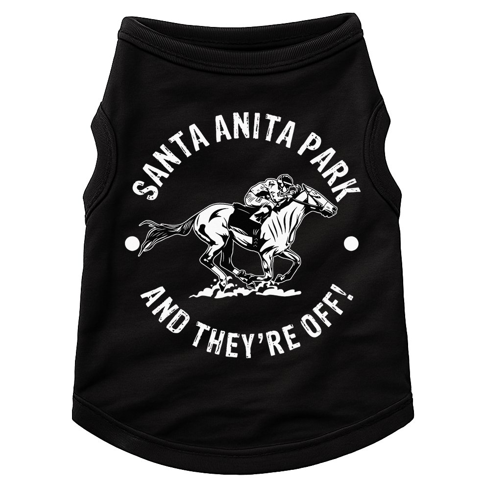 Santa Anita Park Racetrack Horse Racing Equestrian Doggie Tank