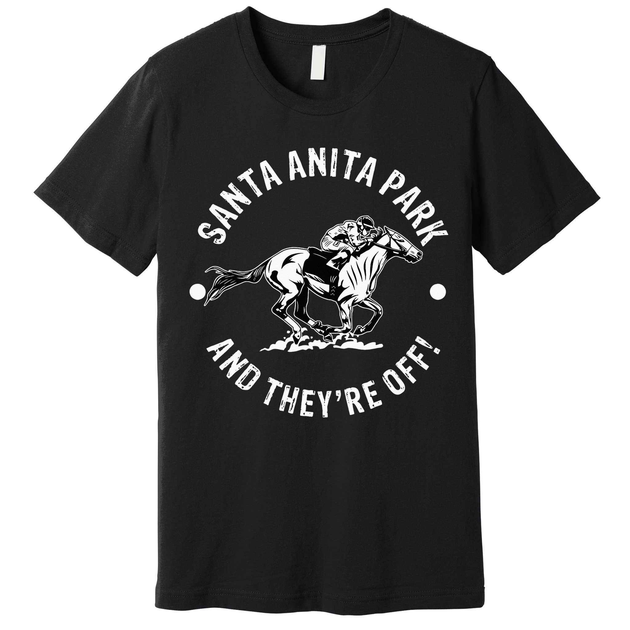 Santa Anita Park Racetrack Horse Racing Equestrian Premium T-Shirt