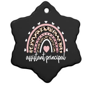 School Assistant Principal Rainbow Assistant Principal Gift Ceramic Star Ornament