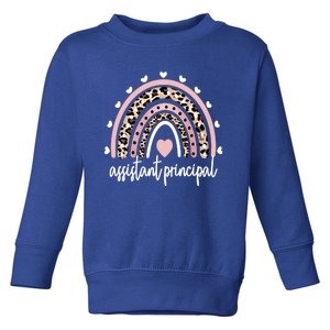 School Assistant Principal Rainbow Assistant Principal Gift Toddler Sweatshirt