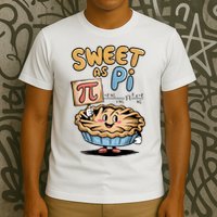 Sweet as pi for kids Funny Pi Day Spiral Pi Math T-Shirt