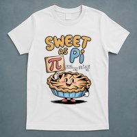 Sweet as pi for kids Funny Pi Day Spiral Pi Math T-Shirt