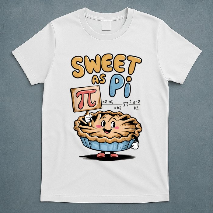 Sweet as pi for kids Funny Pi Day Spiral Pi Math T-Shirt