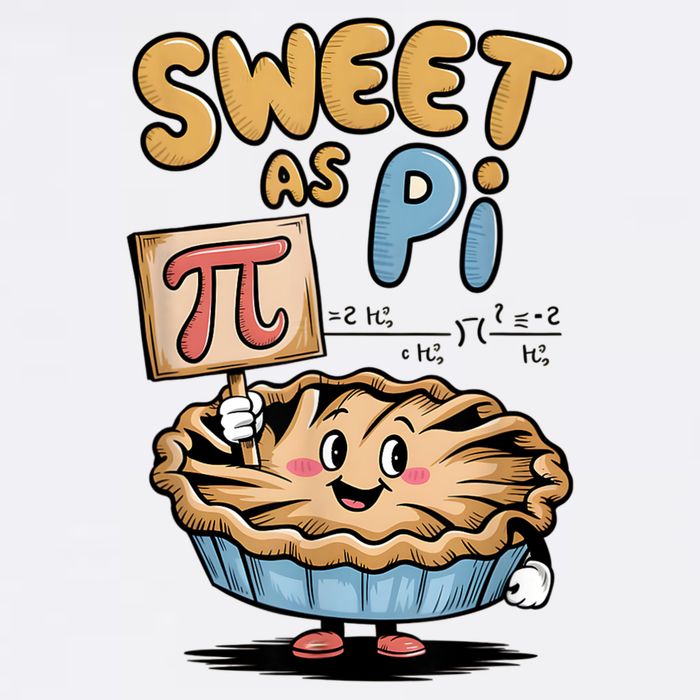 Sweet as pi for kids Funny Pi Day Spiral Pi Math T-Shirt