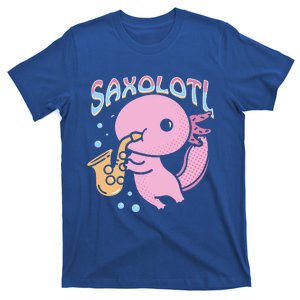 Saxolotl Axolotl Playing Saxophone T-Shirt