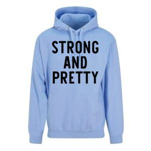 Strong And Pretty Funny Gym Workout Fitness Gift Christmas Cool Gift Unisex Surf Hoodie