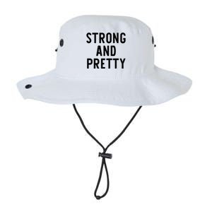 Strong And Pretty Funny Gym Workout Fitness Gift Christmas Cool Gift Legacy Cool Fit Booney Bucket Hat