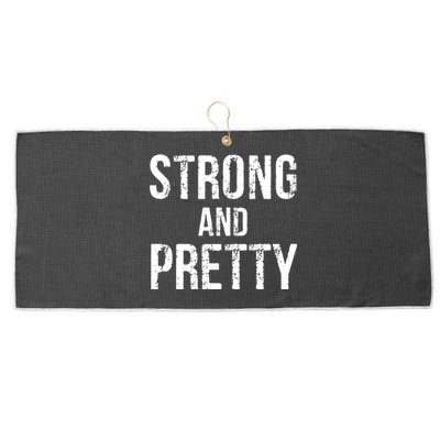 Strong And Pretty Gift Large Microfiber Waffle Golf Towel