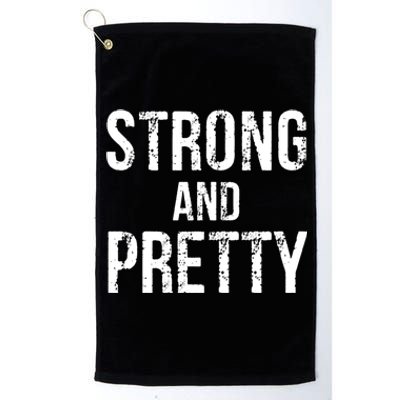 Strong And Pretty Gift Platinum Collection Golf Towel