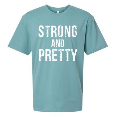 Strong And Pretty Gift Sueded Cloud Jersey T-Shirt