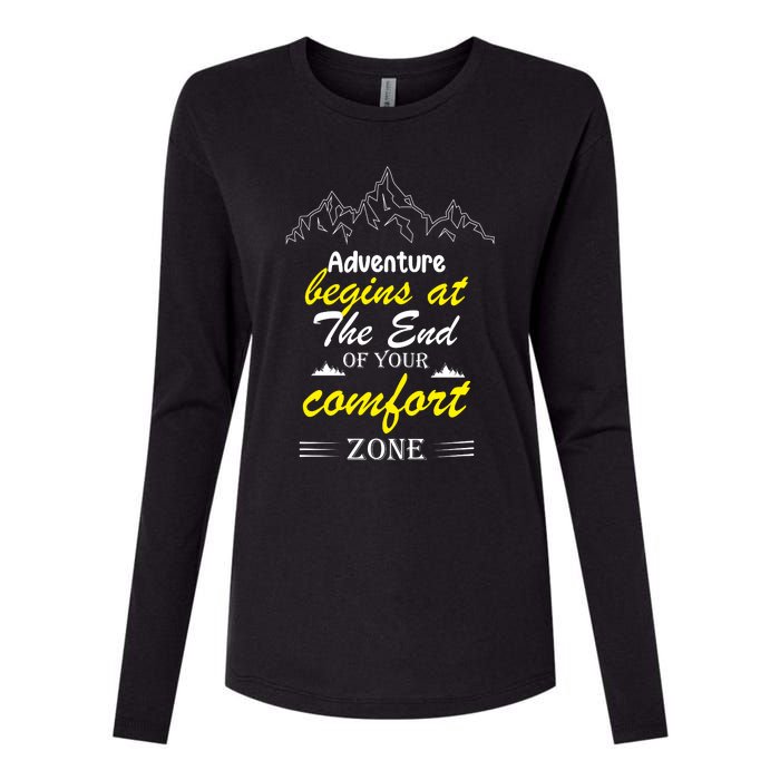 Summer Adventure Quote Womens Cotton Relaxed Long Sleeve T-Shirt