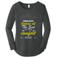 Summer Adventure Quote Women's Perfect Tri Tunic Long Sleeve Shirt