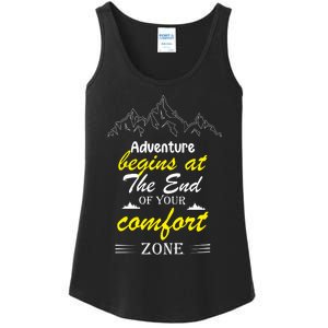 Summer Adventure Quote Ladies Essential Tank