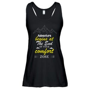 Summer Adventure Quote Ladies Essential Flowy Tank