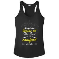 Summer Adventure Quote Ladies PosiCharge Competitor Racerback Tank