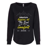 Summer Adventure Quote Womens California Wash Sweatshirt