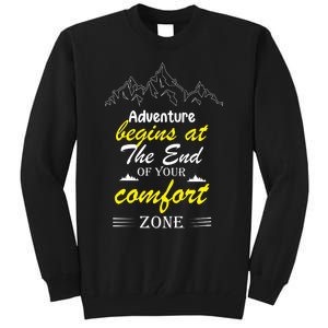 Summer Adventure Quote Tall Sweatshirt