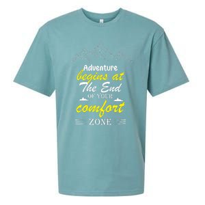 Summer Adventure Quote Sueded Cloud Jersey T-Shirt