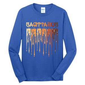 Sagittarius Afro Queen Black Zodiac Birthday Great Gift Tall Long Sleeve T-Shirt