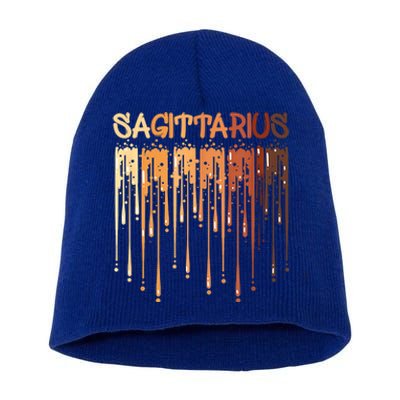 Sagittarius Afro Queen Black Zodiac Birthday Great Gift Short Acrylic Beanie