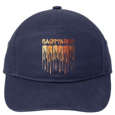 Sagittarius Afro Queen Black Zodiac Birthday Great Gift 7-Panel Snapback Hat