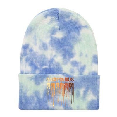 Sagittarius Afro Queen Black Zodiac Birthday Great Gift Tie Dye 12in Knit Beanie