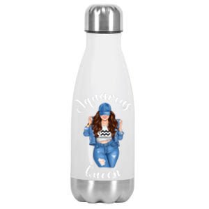 Streetwise Aquarius Queen Brunette Sexy January February Gift Stainless Steel Insulated Water Bottle