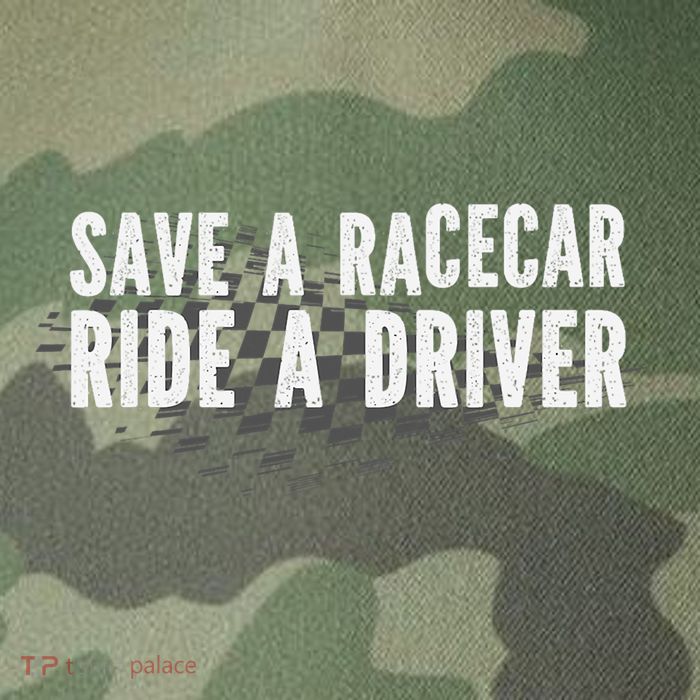 Save A Racecar Ride A Driver Legacy Tie Dye Trucker Hat