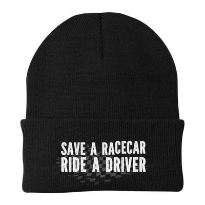 Save A Racecar Ride A Driver Beanie