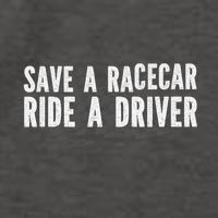 Save A Racecar Ride A Driver Vector Backpack
