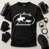 Sorta Awesome Ranch Sorting Western Horse Funny Cow Country Performance Shirt