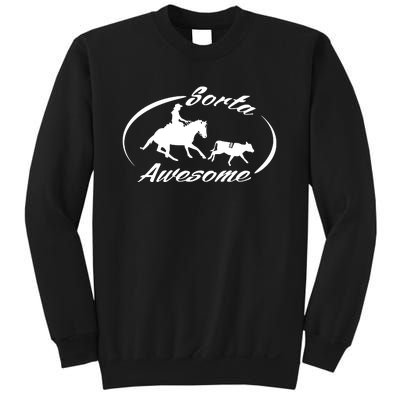 Sorta Awesome Ranch Sorting Western Horse Funny Cow Country Sweatshirt