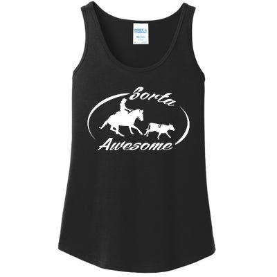 Sorta Awesome Ranch Sorting Western Horse Funny Cow Country Ladies Essential Tank