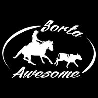 Sorta Awesome Ranch Sorting Western Horse Funny Cow Country Flatbill Hat