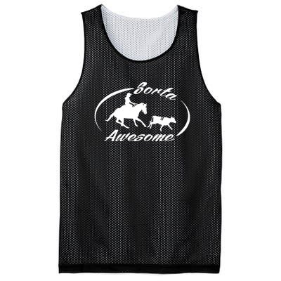 Sorta Awesome Ranch Sorting Western Horse Funny Cow Country Mesh Reversible Basketball Jersey Tank