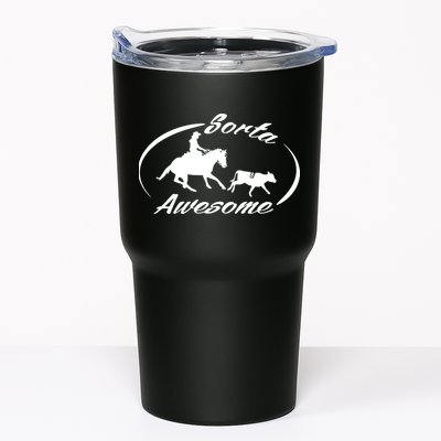 Sorta Awesome Ranch Sorting Western Horse Funny Cow Country Tumbler