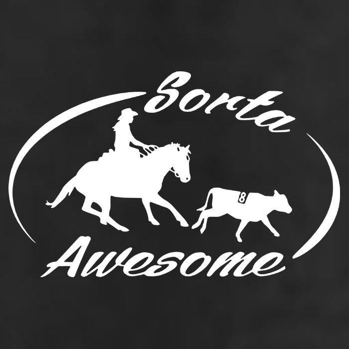 Sorta Awesome Ranch Sorting Western Horse Funny Cow Country Golf Towel
