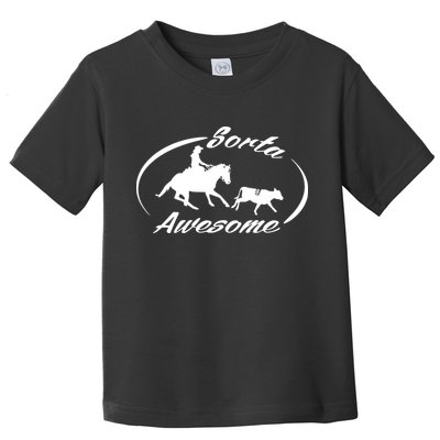 Sorta Awesome Ranch Sorting Western Horse Funny Cow Country Toddler T-Shirt