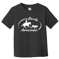 Sorta Awesome Ranch Sorting Western Horse Funny Cow Country Toddler T-Shirt