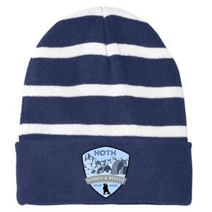 Search And Rescue Striped Beanie with Solid Band