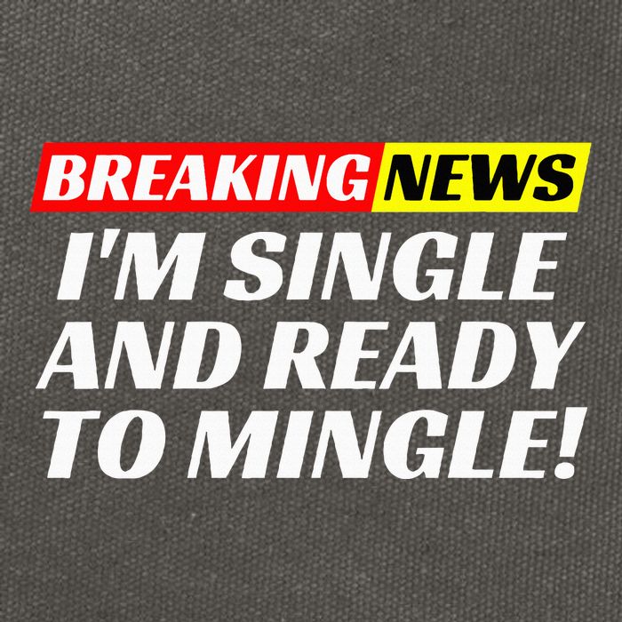 Single And Ready To Mingle Funny Sarcastic Breakup Divorce Cotton Canvas Backpack