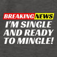 Single And Ready To Mingle Funny Sarcastic Breakup Divorce Vector Backpack