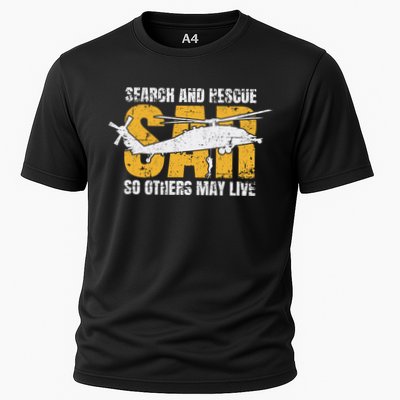 Search And Rescue Helicopter Sar Vintage Distressed Design Performance Shirt