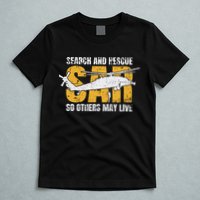 Search And Rescue Helicopter Sar Vintage Distressed Design T-Shirt
