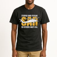 Search And Rescue Helicopter Sar Vintage Distressed Design Tall T-Shirt