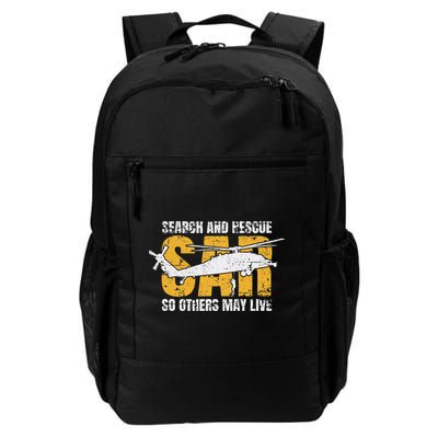 Search And Rescue Helicopter Sar Vintage Distressed Design Backpack